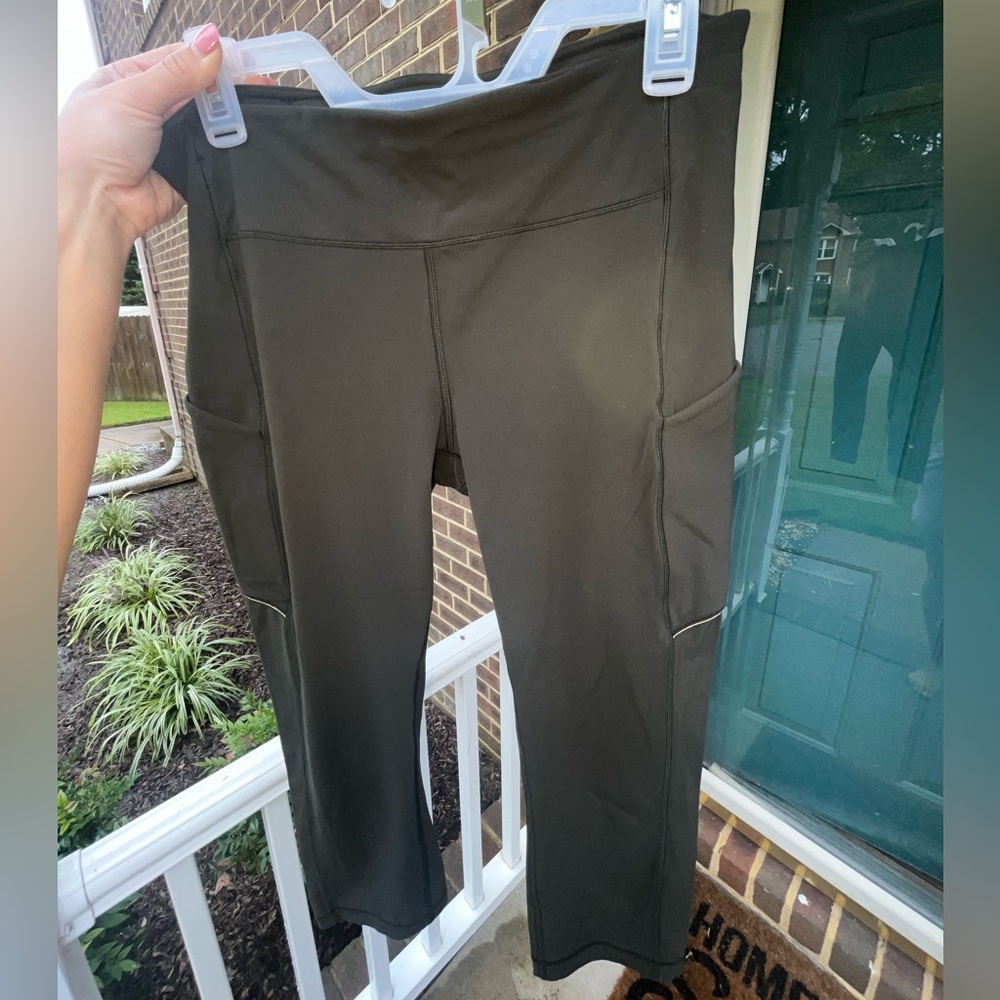 Lululemon Leggings Camo Green